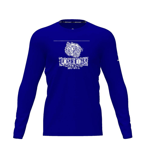 [CUS-DRIF-TEES-PER-CNK-LSL-RYL-YXS-LOGO1] Dri Fit Performance T-Shirt (Youth XS, Royal, Logo 1, Long Sleeve)