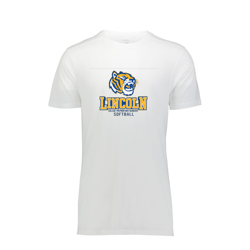 [FTSCUBWH-AS-LOGO1] Decker Men's Tri-Blend T-Shirt - Short Sleeve (Adult S, White, Logo 1)