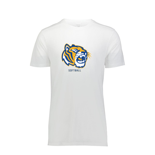 [FTSCUBWH-AS-LOGO2] Decker Men's Tri-Blend T-Shirt - Short Sleeve (Adult S, White, Logo 2)
