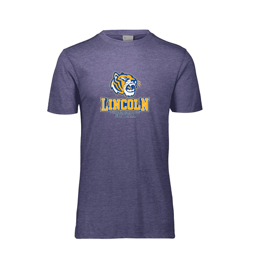 [FTSCUBRY-AS-LOGO1] Decker Men's Tri-Blend T-Shirt - Short Sleeve (Adult S, Royal, Logo 1)