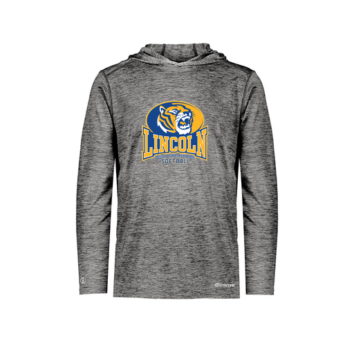 [FOLHCGBK-YS-LOGO3] Decker Youth Charge Hoodie (Youth S, Black, Logo 3)