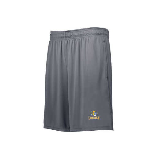 [229511.059.XS-LOGO1] Men's Swift Short (Adult XS, Gray, Logo 1)