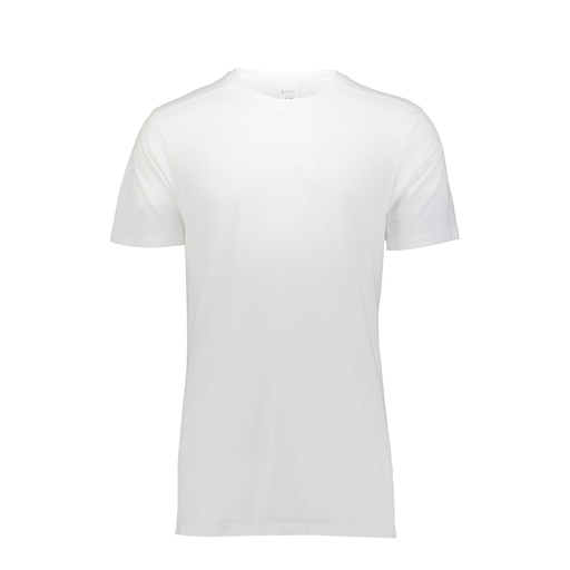 [FTSCUBWH-AS-LOGO4] Decker Men's Tri-Blend T-Shirt - Short Sleeve (Adult S, White, Logo 4)